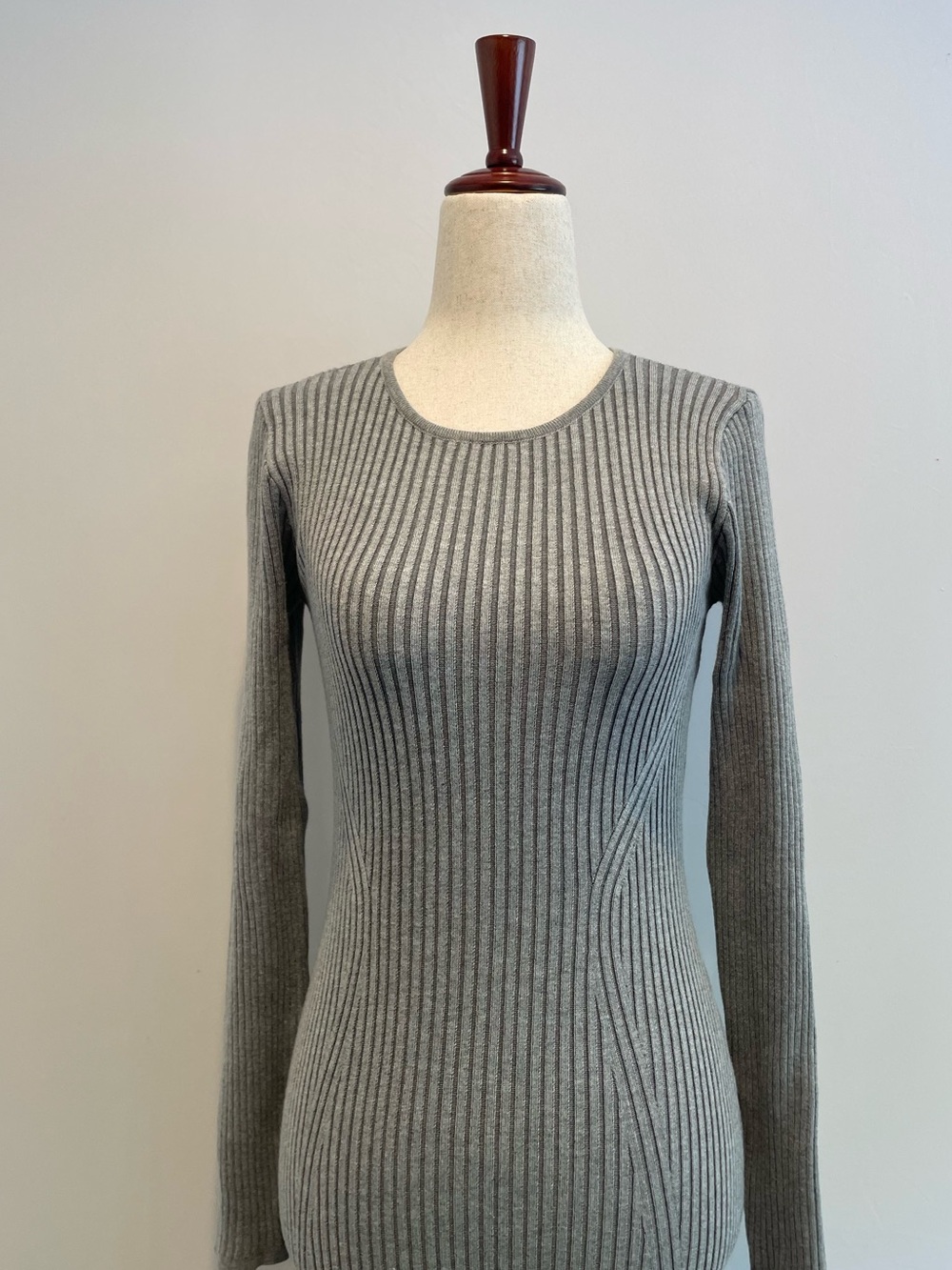 House of Harlow Ribbed Long Sleeve Midi Dress - size XS - Picture 4 of 6